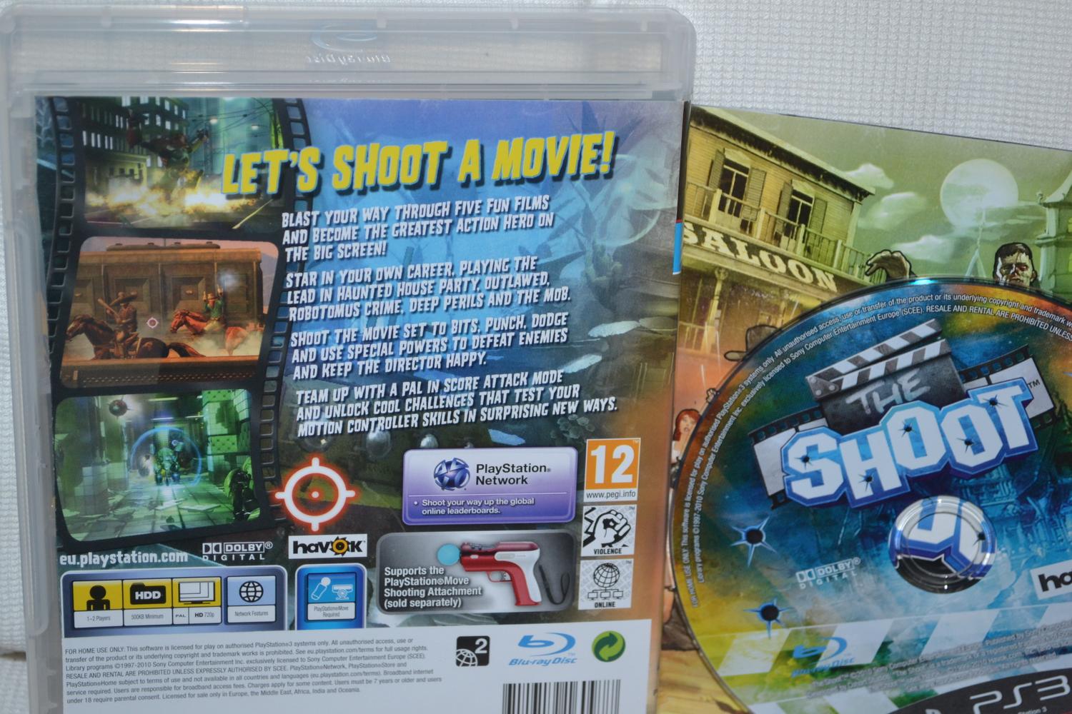 The Shoot Move PS3 Playstation 3 Komplett Fint Skick