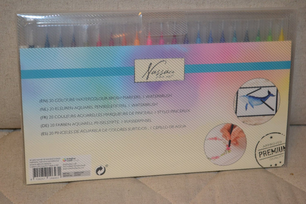 20st Aquarel Brush Markers 20st Nassau Akvarell & Pensel Ny