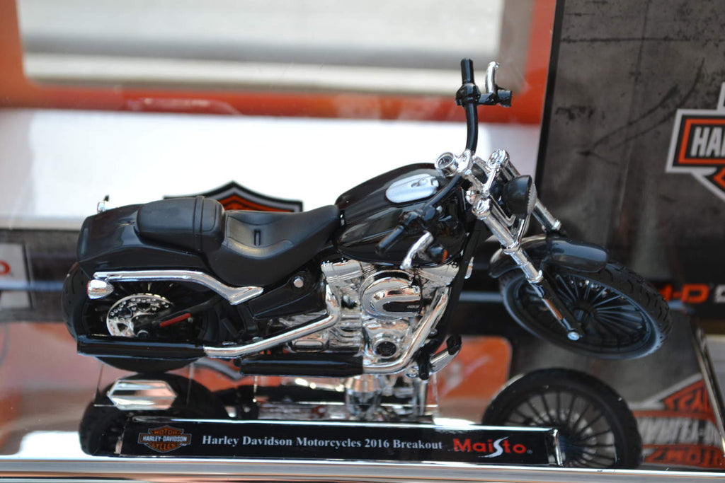 2016 Breakout Svart Harley Davidson 1:18 Maisto (Series 35) Ny