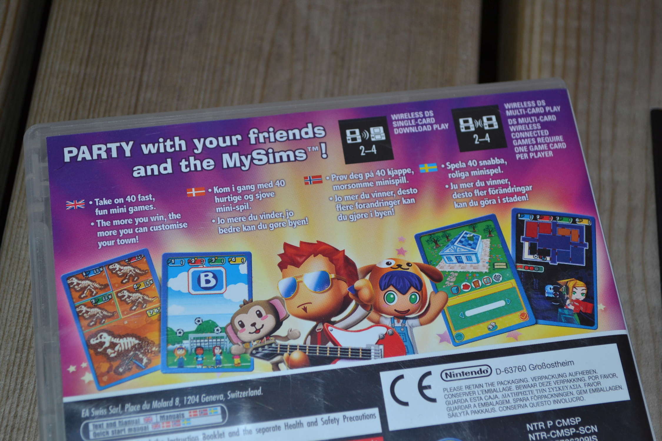 Mysims Party Nintendo DS NDS My Sims Komplett Nyskick