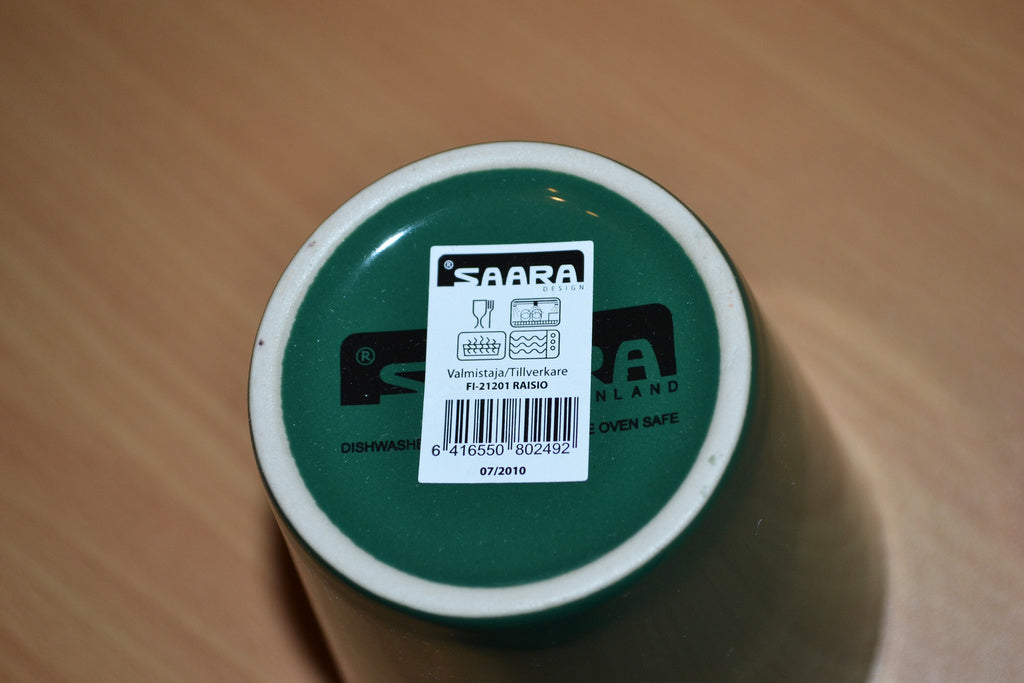 Saara Design Koti Grön Lattemugg/Te 3dl 10*9cm Ny