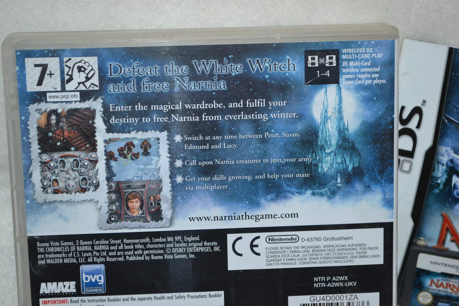 Chronicles of Narnia: Lion Witch and Wardrobe NDS Nintendo DS Fint Skick