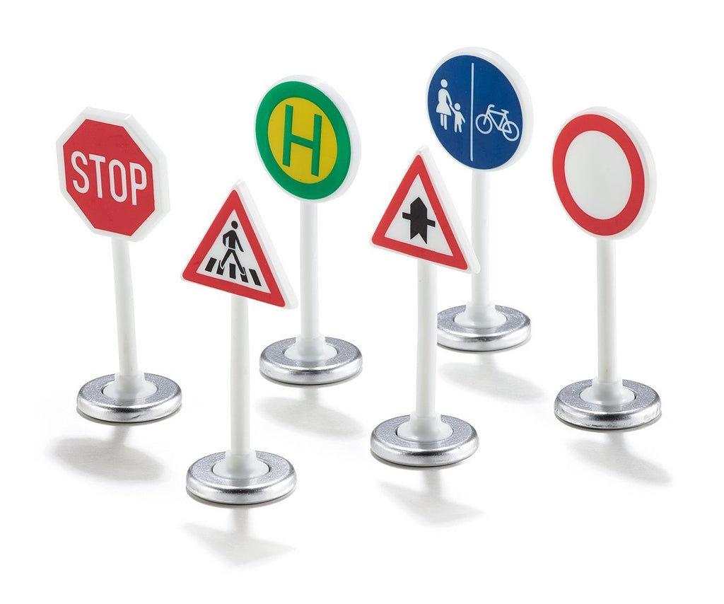 5st Vägskyltar ca 1:35 (Siku 0857) Stopp, övergångsställe, H