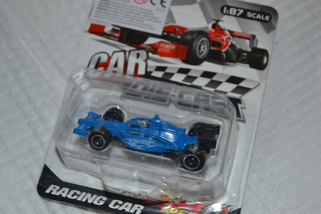 Blå Bil Formula 1 F1 Racing 1:87 1:64 (7cm) Ny