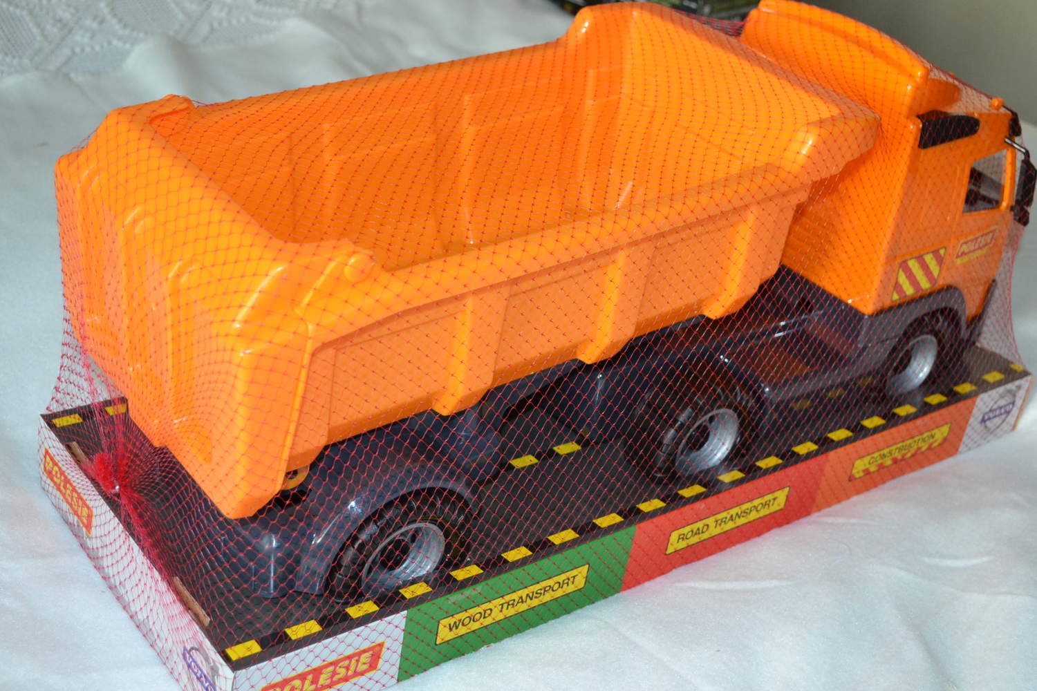 Volvo Tipplastbil Orange 1:16 Polesie 59cm Ny