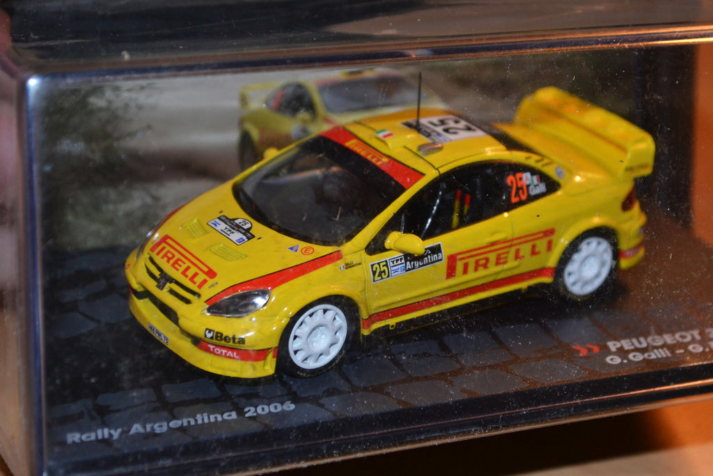 Peugeot 307 WRC #25 Galli/Bernacchini Gul 1:43 Rally Argentina
