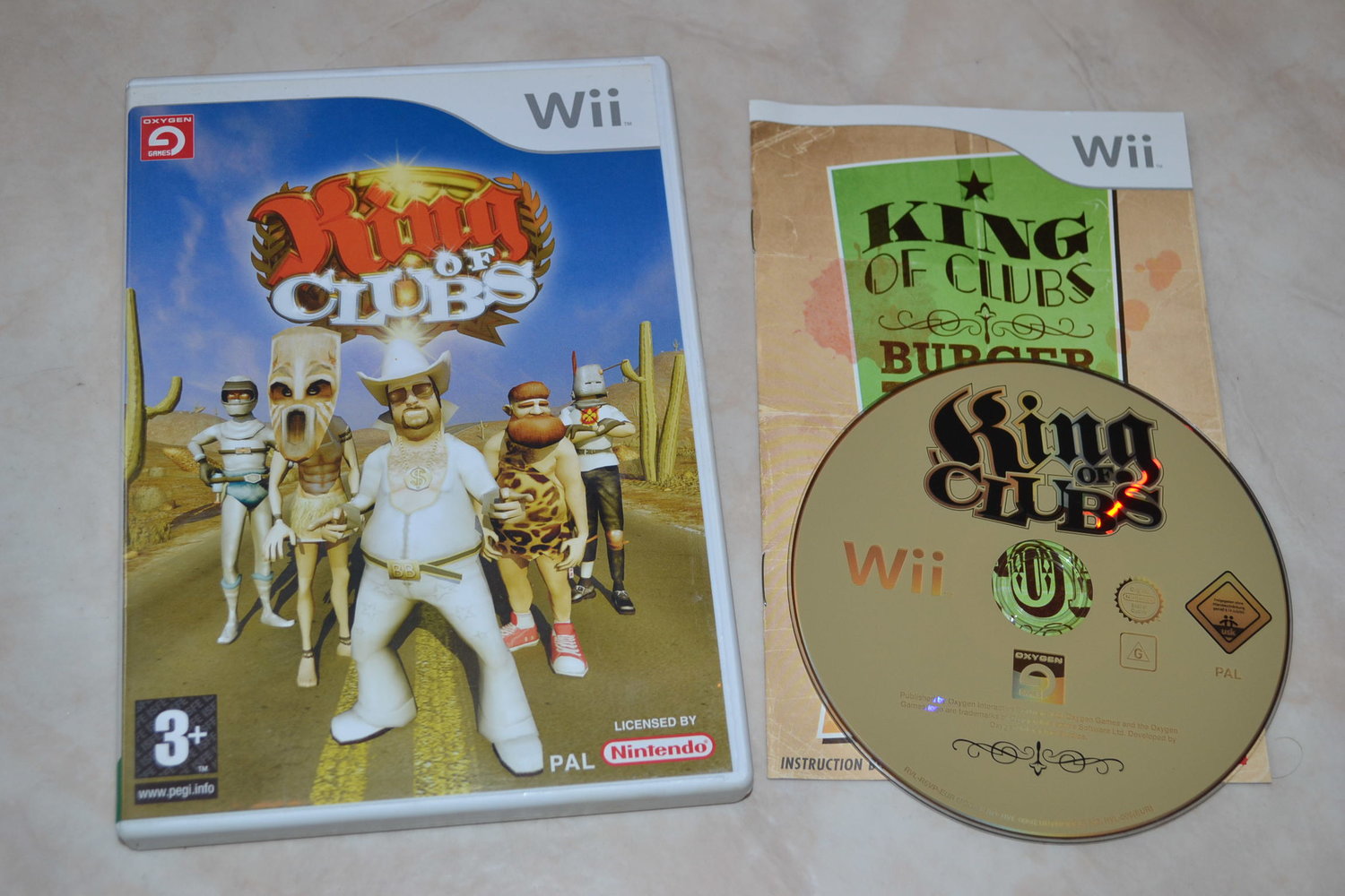 King of Clubs Minigolf Wii Nintendo Komplett Fint Skick