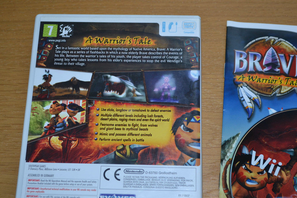 Brave: A Warriors Tale Wii Nintendo Komplett Fint Skick