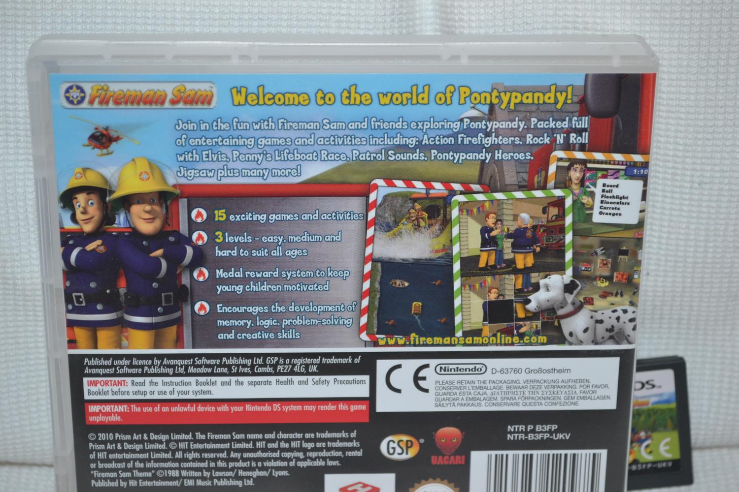 Fireman Sam NDS Nintendo DS (Utan Manual) Fint Skick