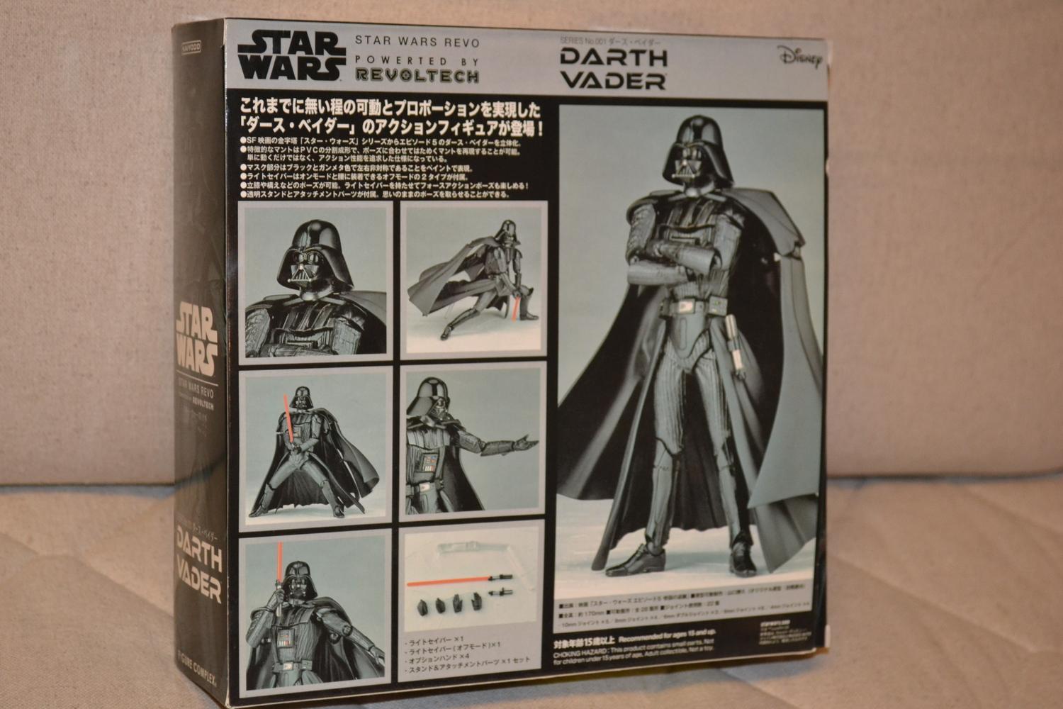 Darth Vader Figur Kaiyodo Revoltech 16cm JAPAN Ny