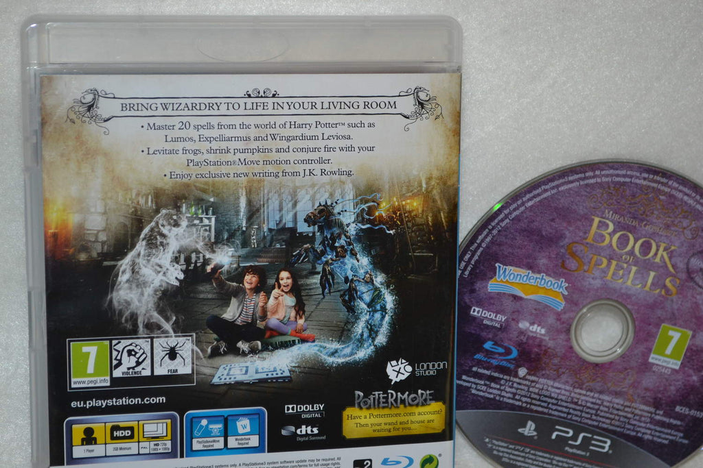Wonderbook Book of Spells (Enbart Spelet, Utan Manual) PS3 Fint Skick