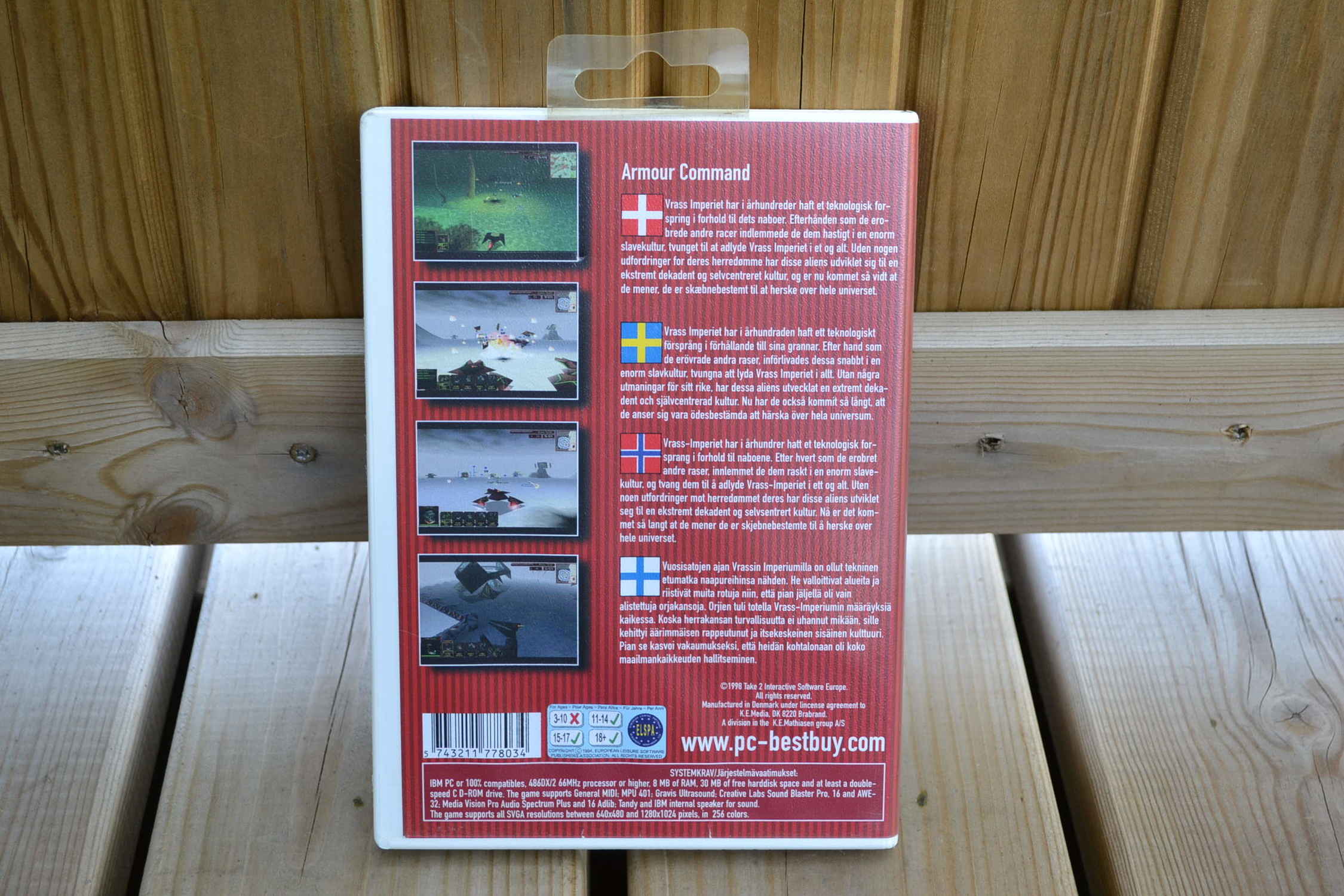 Armor Command Strategy PC Pocket Komplett Fint Skick