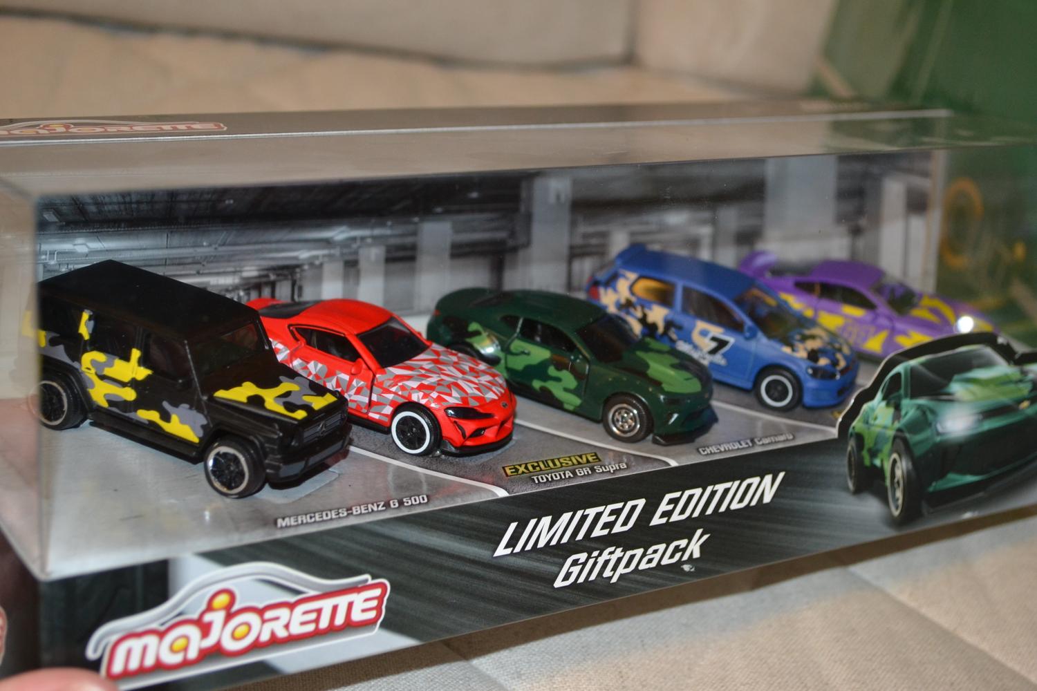 5st Fordon Mercedes-Benz G500 Toyota Supra 1:64 Majorette 7cm Ny