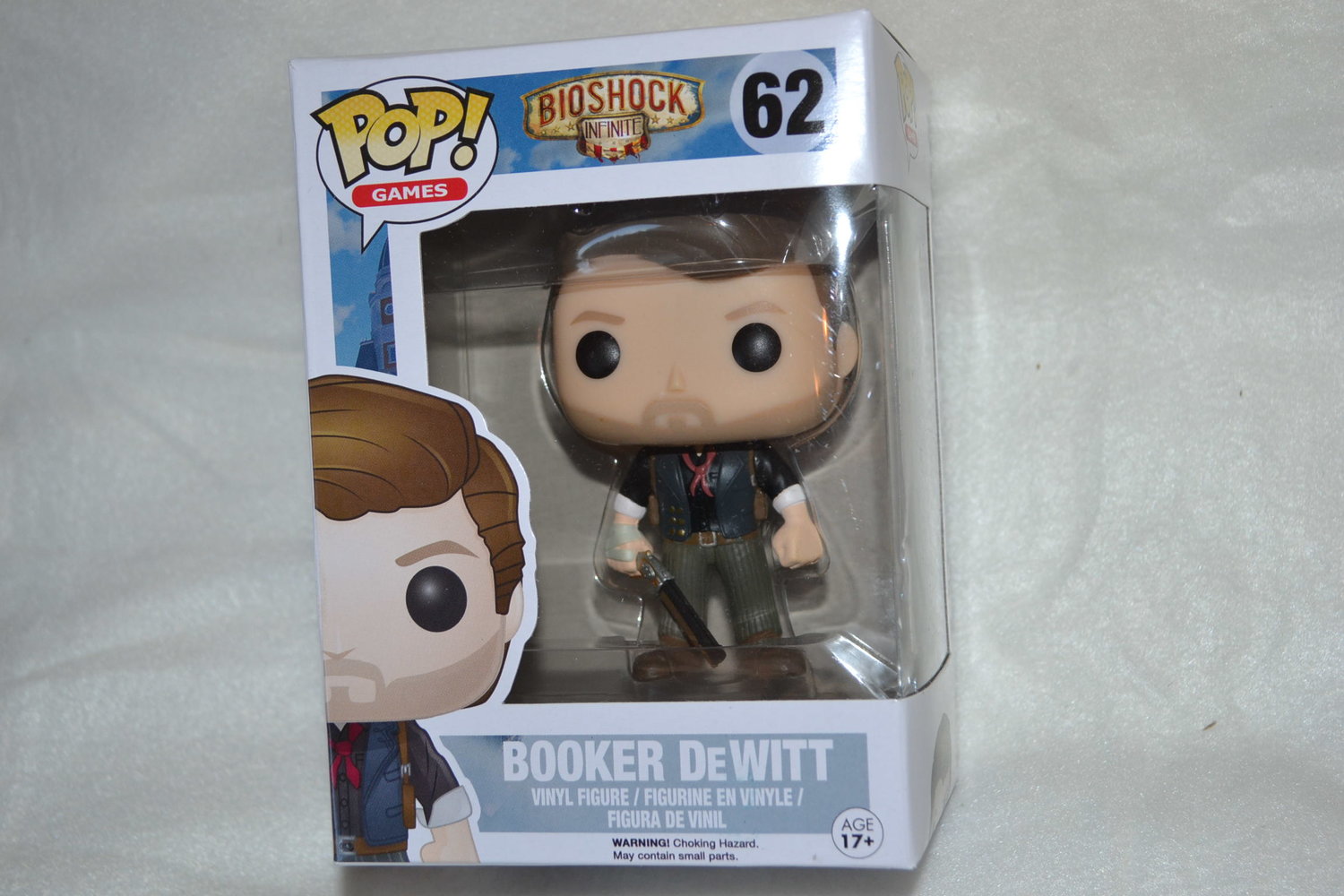 Booker De Witt fr. Bioshock Infinity Pop Figur (Funko) #62 9cm Ny