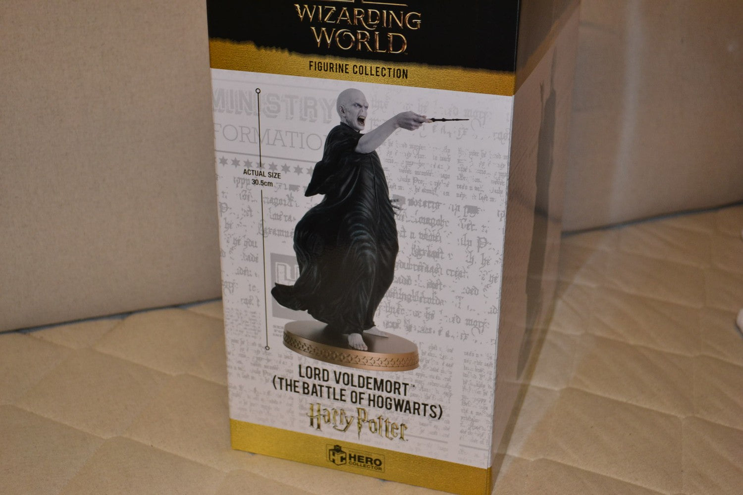 Lord Voldemort Battle of Hogwarts 31cm Eaglemoss Figur Staty Ny
