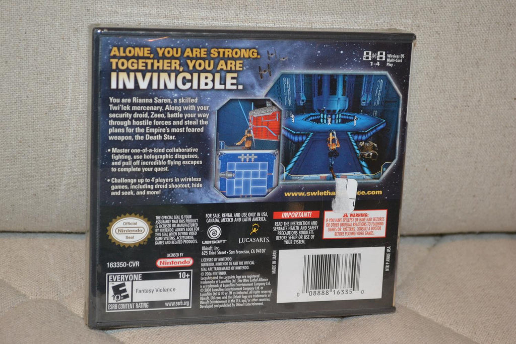 Star Wars Lethal Alliance NDS Nintendo DS NTSC Ny Inplastad