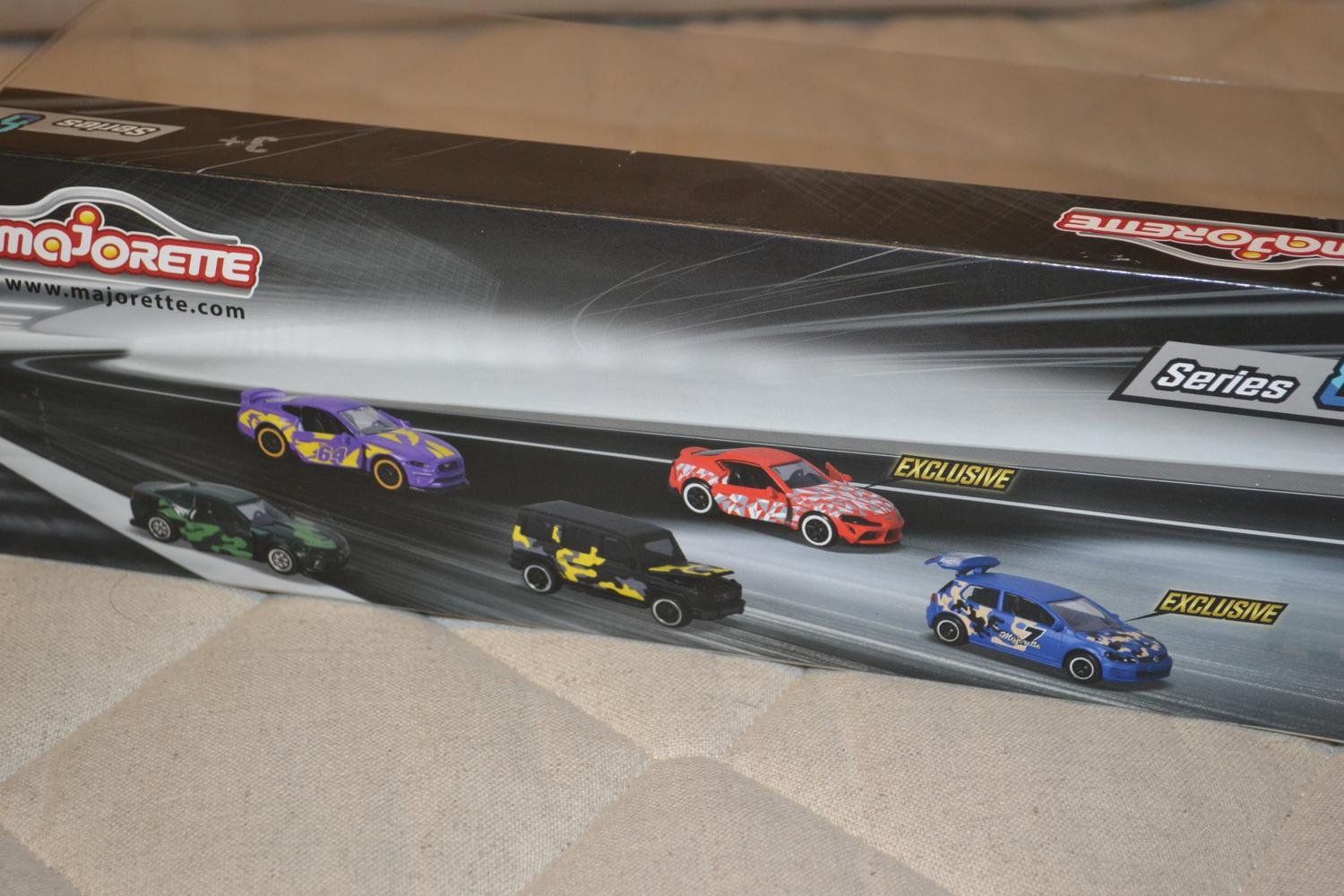 5st Fordon Mercedes-Benz G500 Toyota Supra 1:64 Majorette 7cm Ny