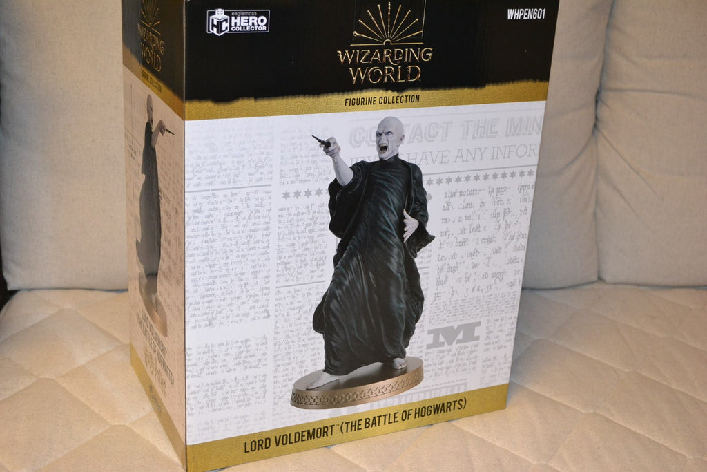 Lord Voldemort Battle of Hogwarts 31cm Eaglemoss Figur Staty Ny