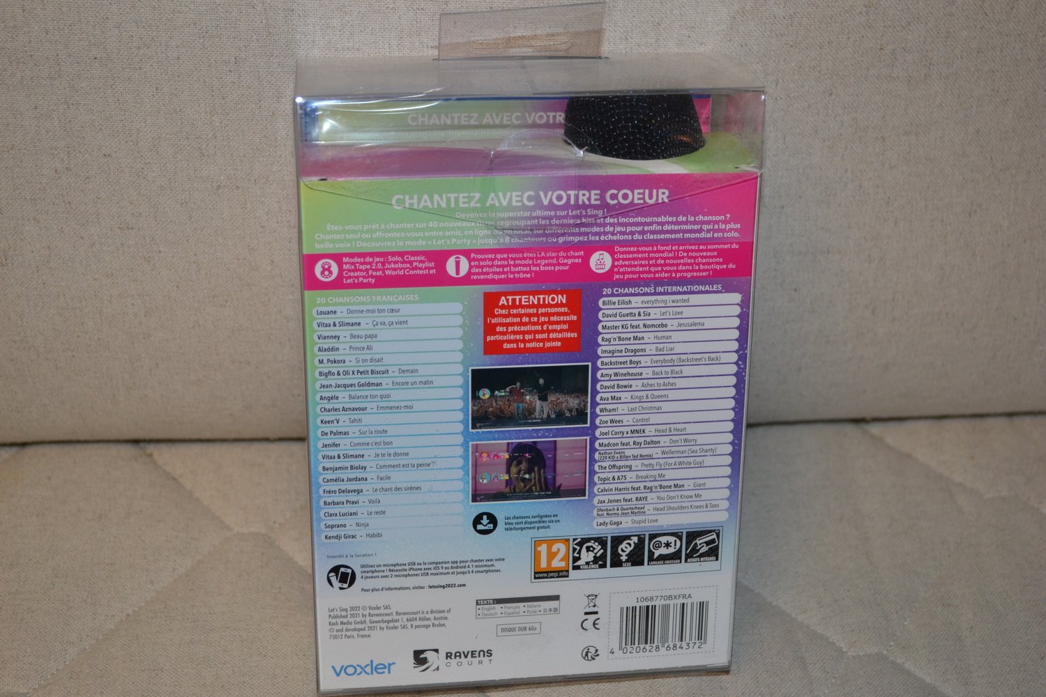 Let's Sing 2022 & 1st Mikrofon Edition Hits Frankrike & Internationella PS5 Ny