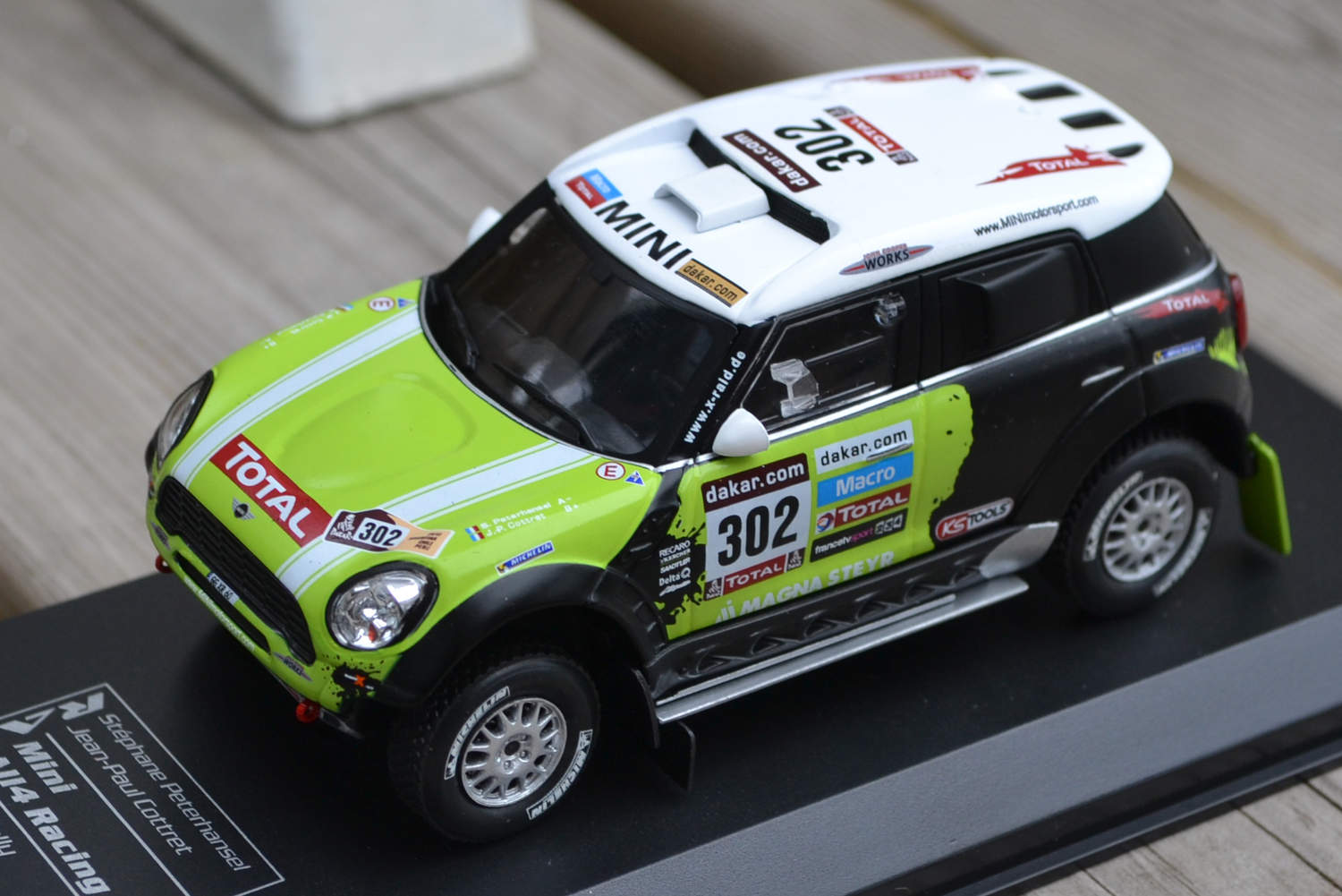 Mini All4 Racing 2013 #302 S.Peterhansel/JP.Cottret Dakar Rally 1:43 DeAgostini