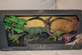 Stort Set 5st Dinosaurier & Växt Tyrannosaurus Rex Animal Universe 23cm Ny