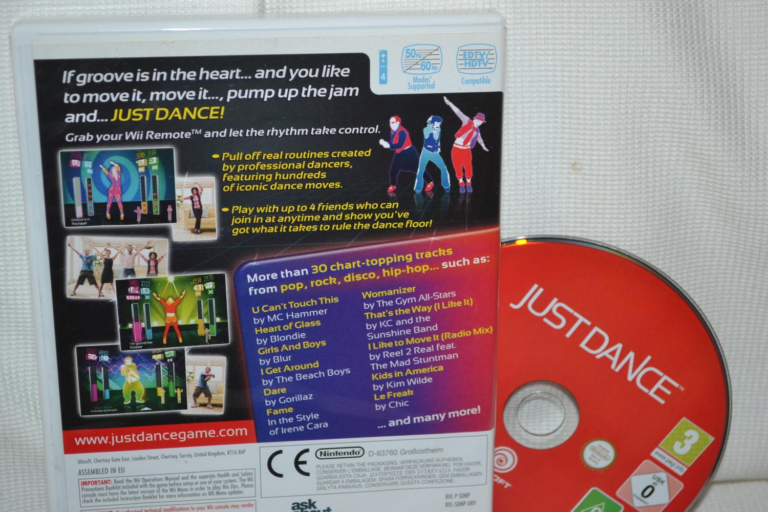 Just Dance Wii Nintendo (Utan Manual) Fint Skick