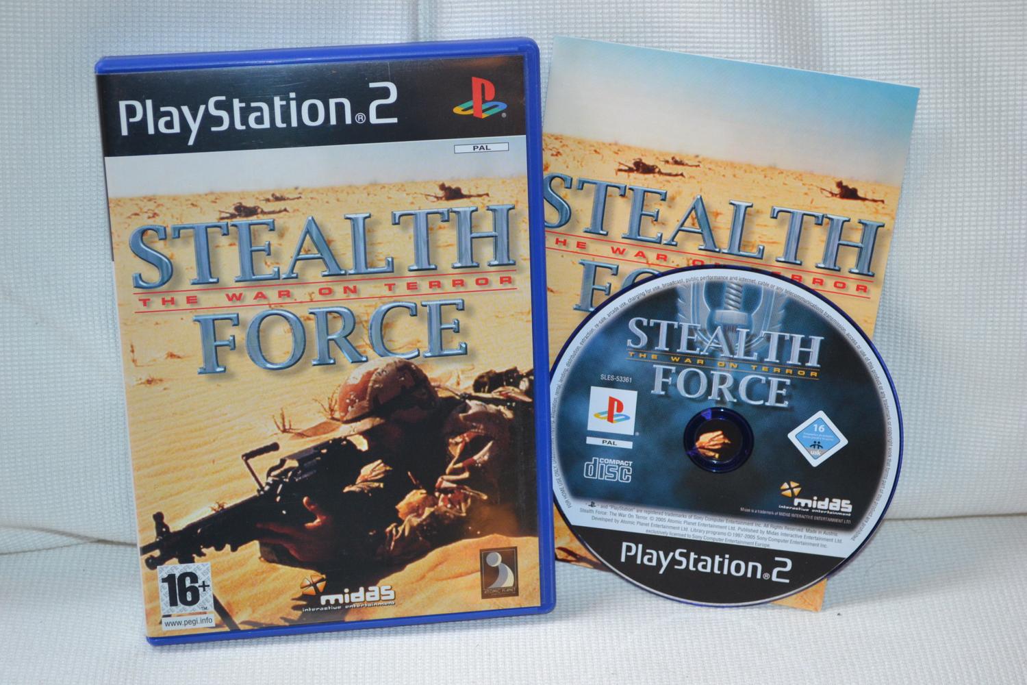 Stealth Force The War on Terror PS2 Playstation 2 Komplett Fint Skick