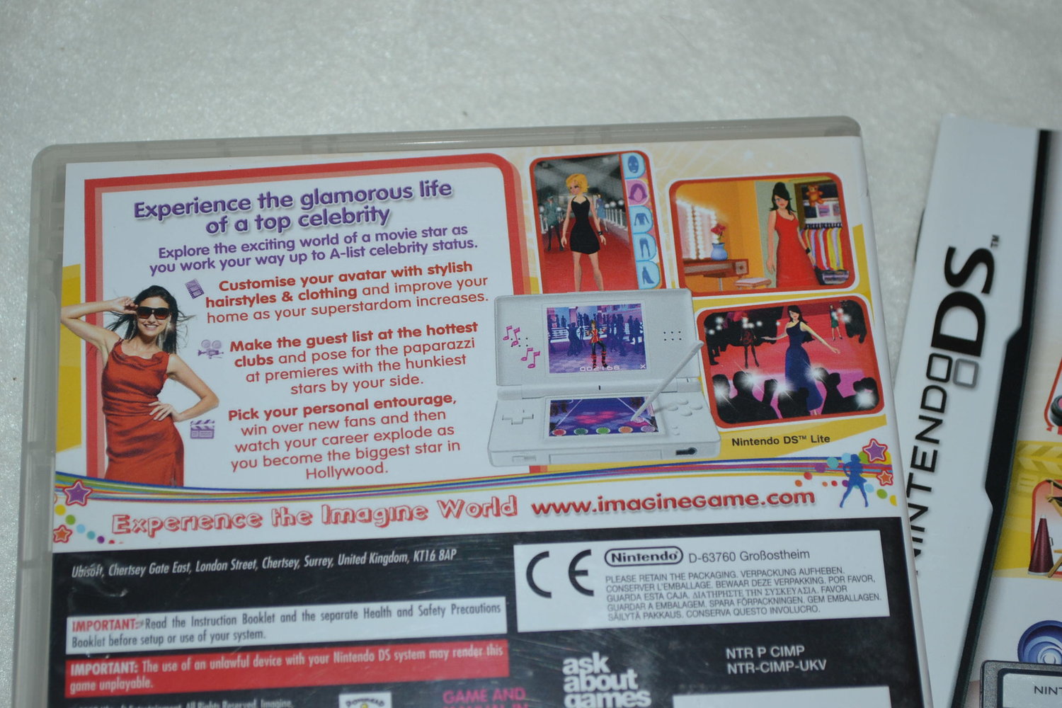 Imagine Movie Star NDS Nintendo DS Fint Skick