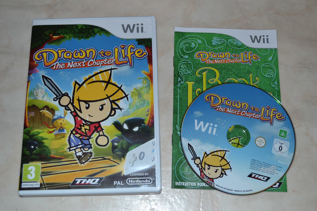 Drawn to Life: The Next Chapter Wii Nintendo Komplett Fint Skick