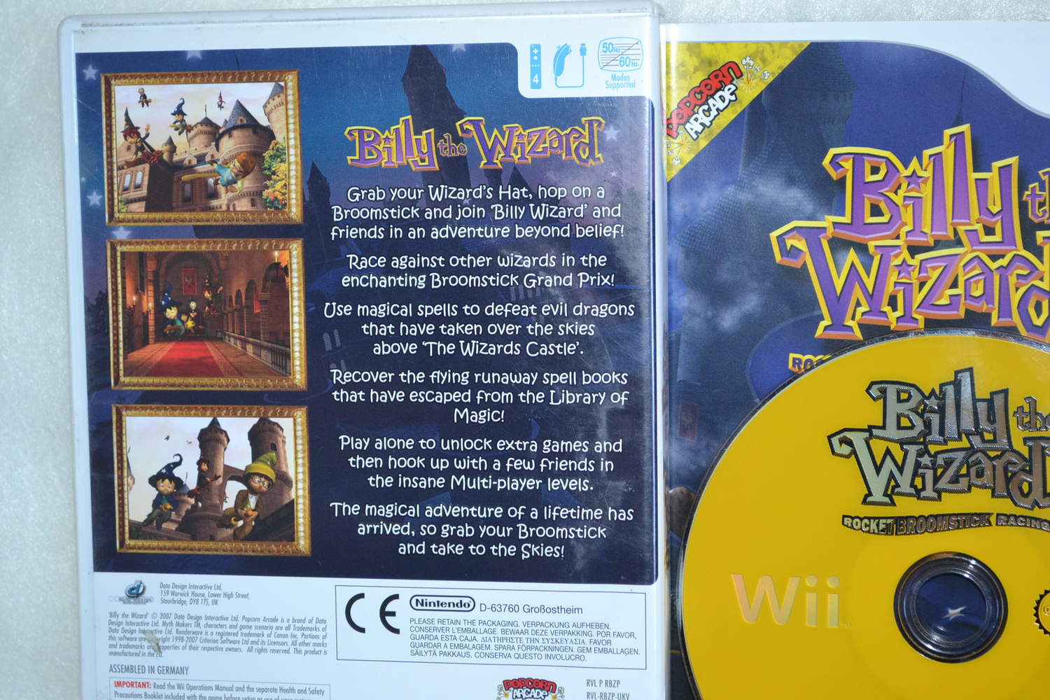 Billy the Wizard Wii Nintendo Komplett Fint Skick