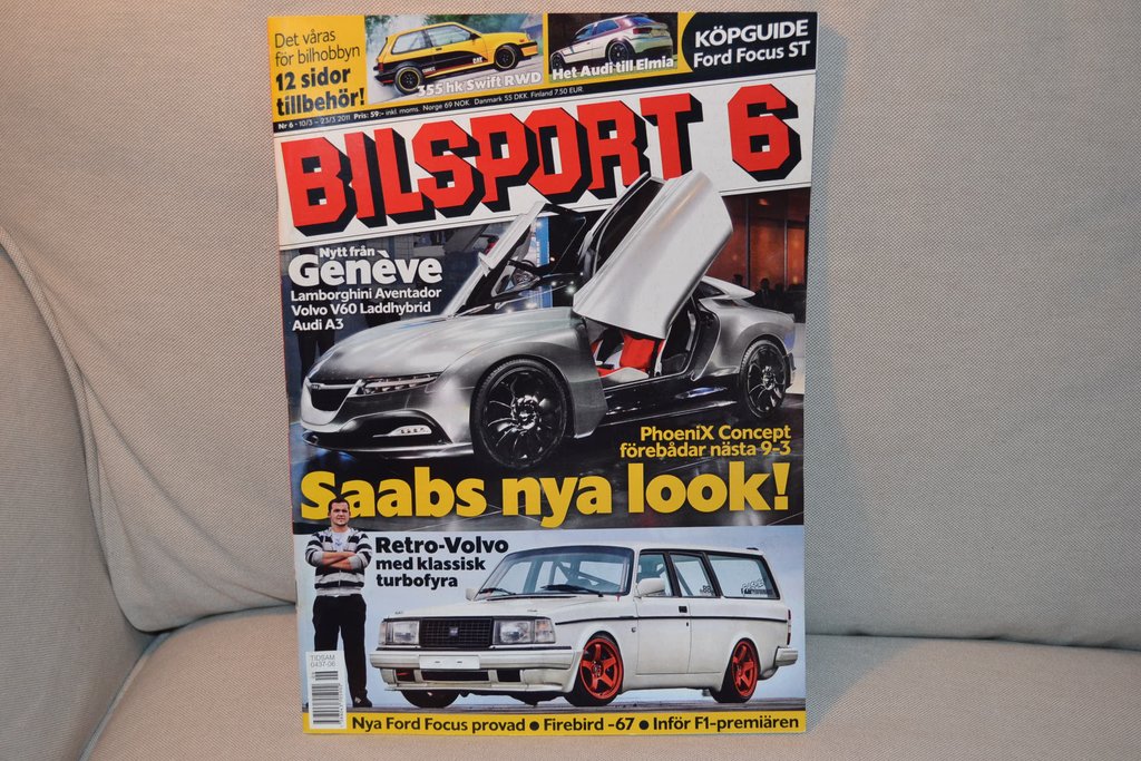 Genéve, A3, V60, Saabs nya look, 12 sidor tillbehör mm (Bils