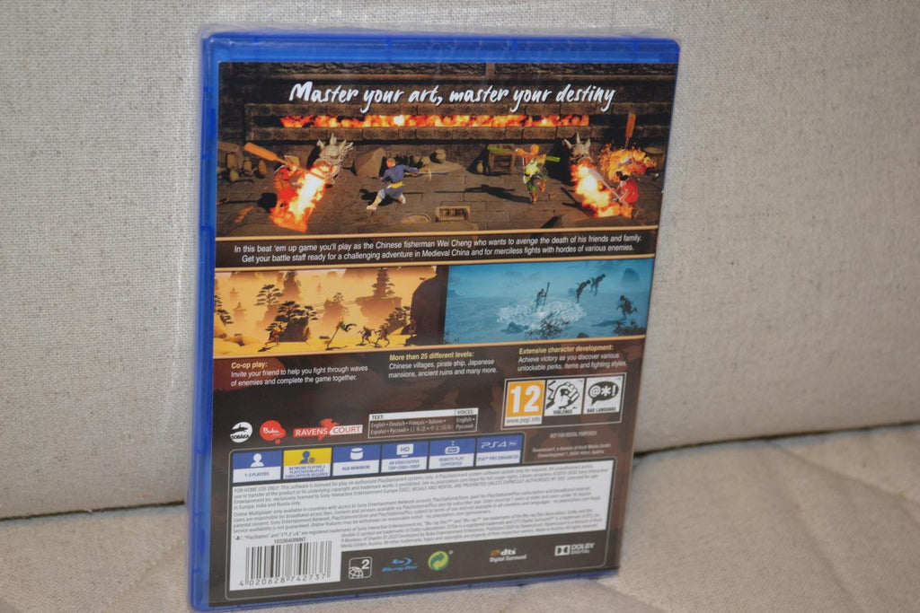 9 Monkeys of Shaolin PS4 Playstation 4 Ny Inplastad