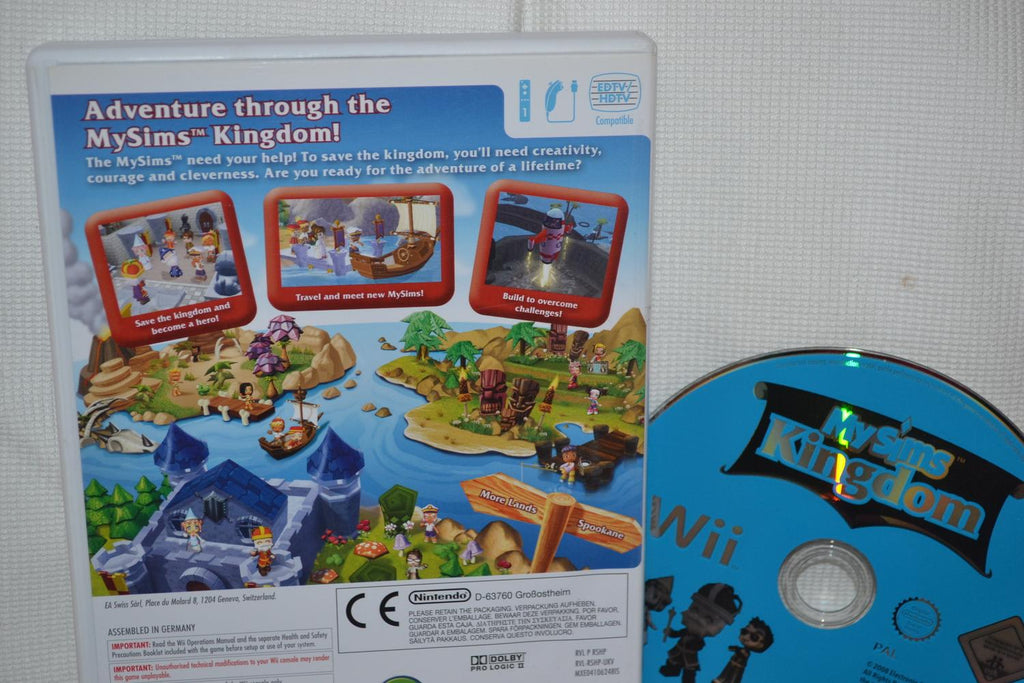 MySims: Kingdom Wii Nintendo (Utan Manual) Fint Skick