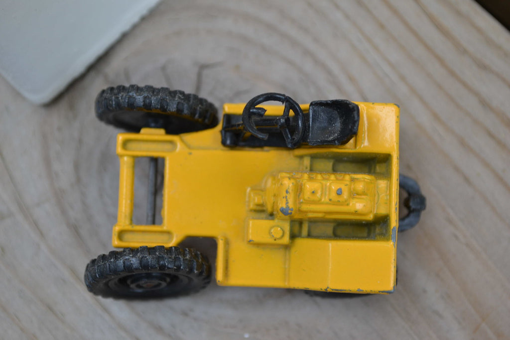 Traktor/Fyrhjuling Dragare Corgi (Made in Gt. Britain) Gul M