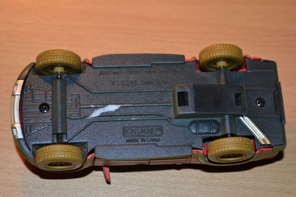 Ford F-150 SVT Raptor SuperCrew Röd 1:46 Kinsmart (Smutsig, lera) 13cm Ny