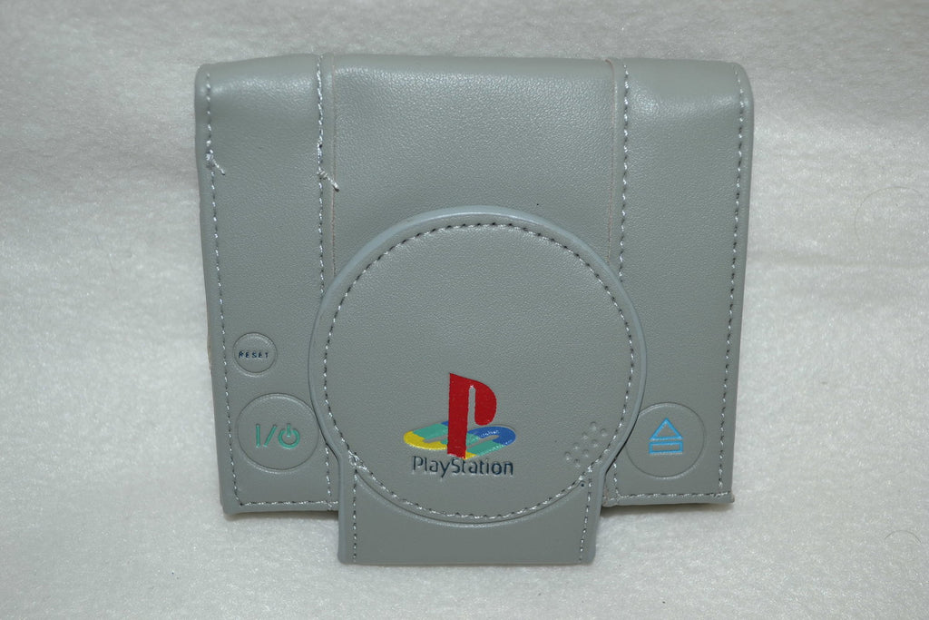 Börs Playstation PS1 Konsoll Grå Börs Plånbok (11*9cm) Ny