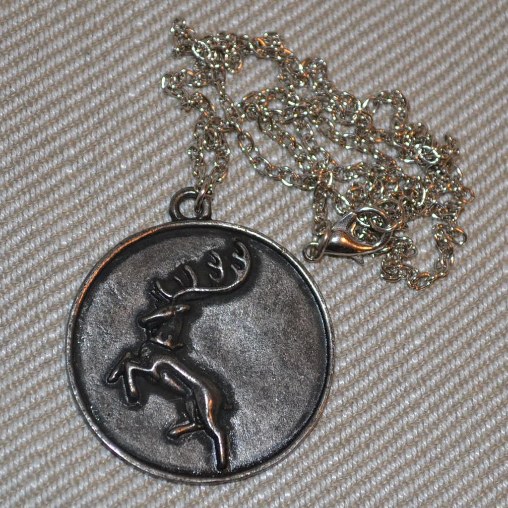 House Baratheon Sköld / Rådjur Halsband (Game of Thrones) Me