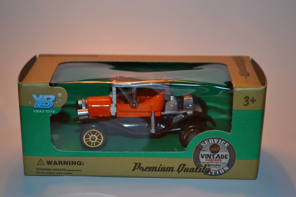 Klassisk Bil Orange (Vintage Series - Yibao 1:64) 20/30-tal,