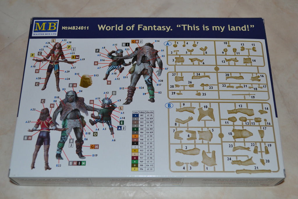 This is my land! 1:24 MB Masterbox (World of Fantasy) Ny
