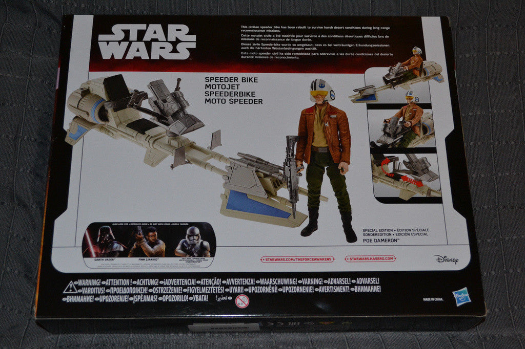 Poe Dameron med Speeder Bike 12" 30cm Star Wars Episode VII