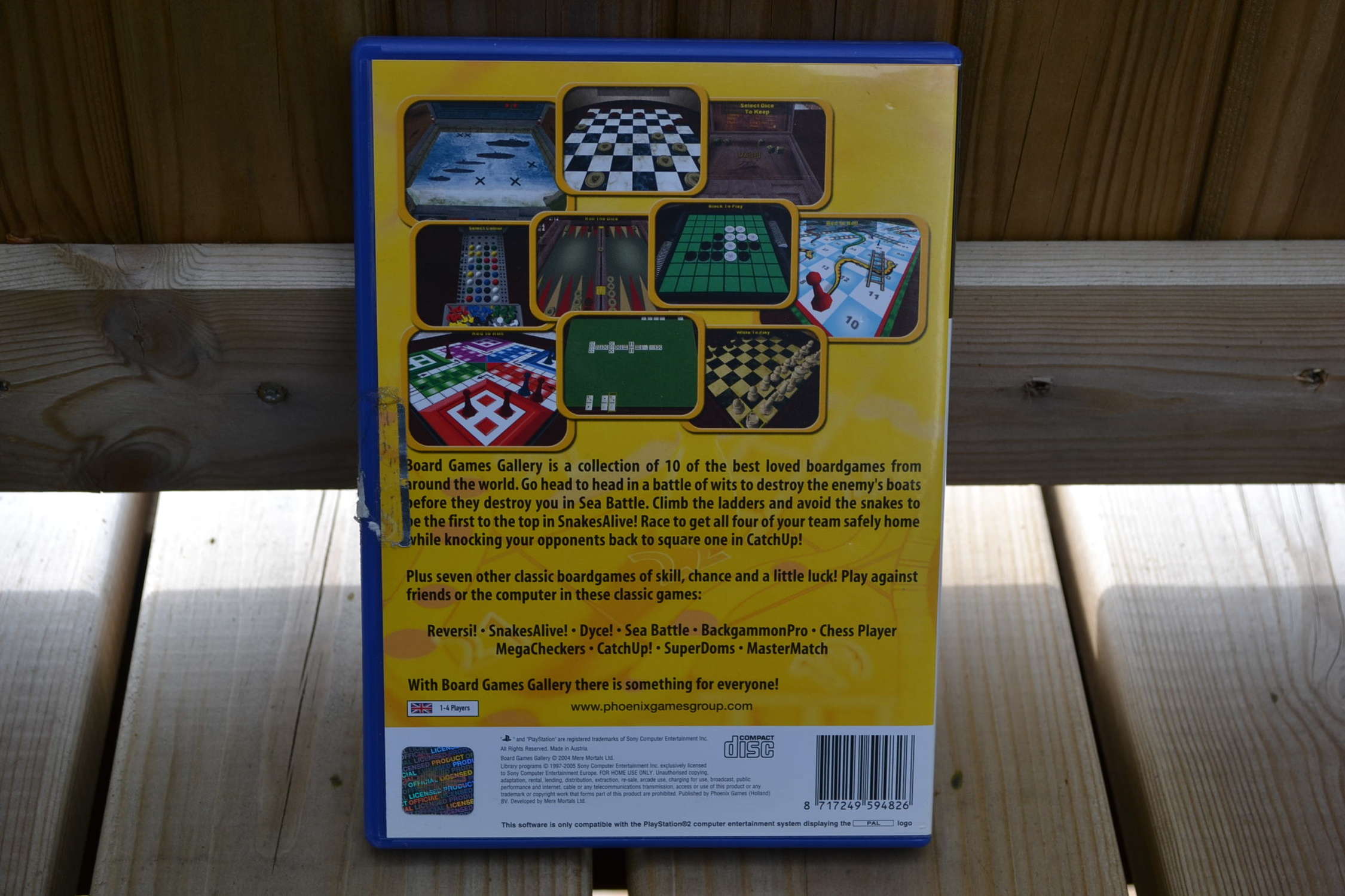 Board Games Gallery PS2 Playstation 2 Komplett Fint Skick