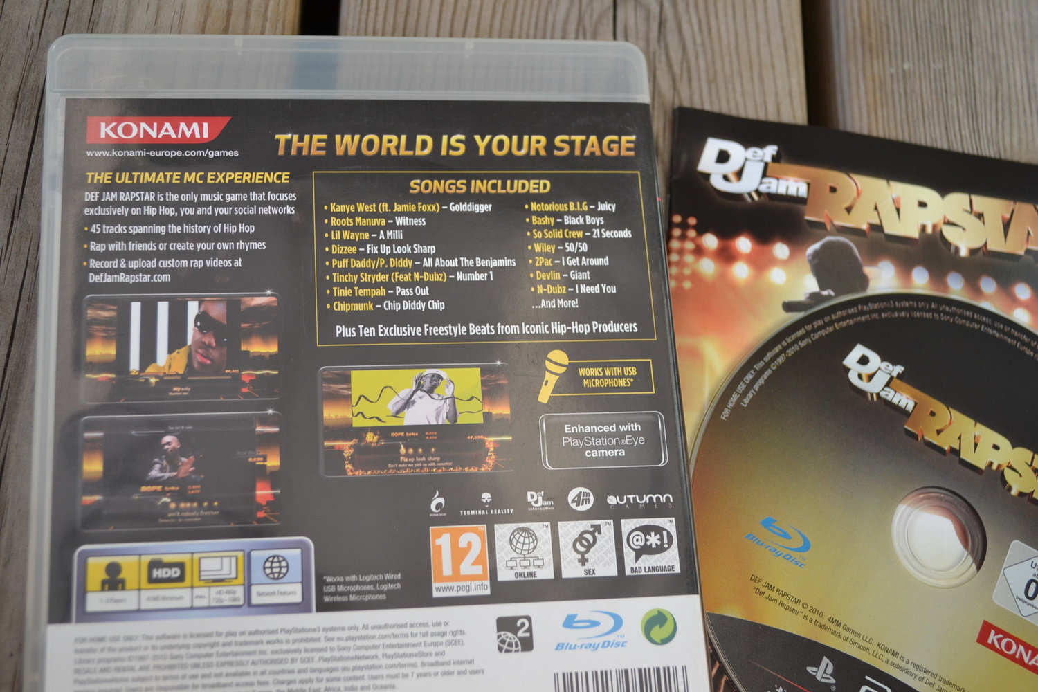 Defjam Rapstar PS3 Playstation 3 Komplett Fint Skick