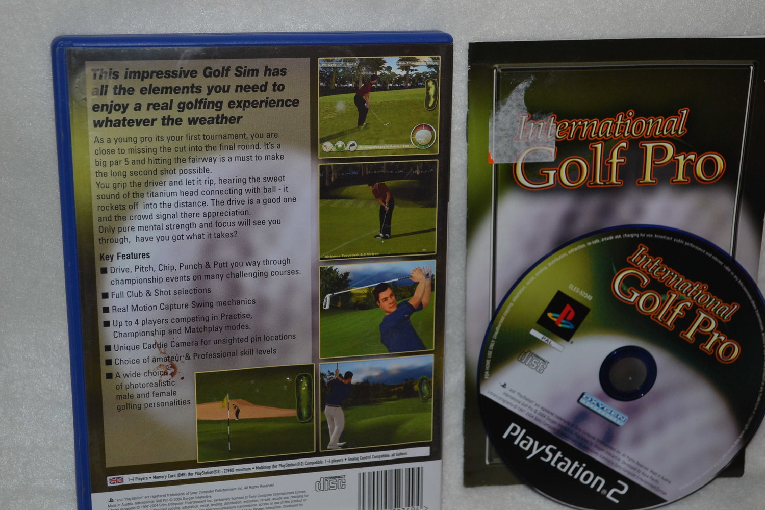 International Golf Pro PS2 Playstation 2 Komplett Fint Skick