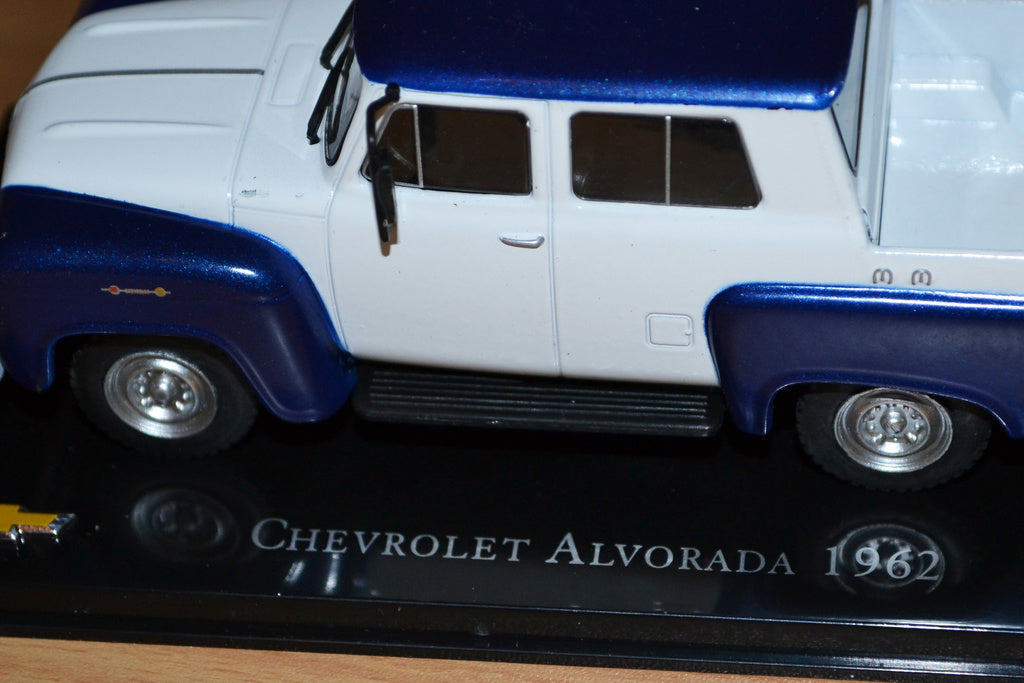 Chevrolet Alvorada fr. 1962 Pickup Blå/Vit 1:43 DeAgostini N