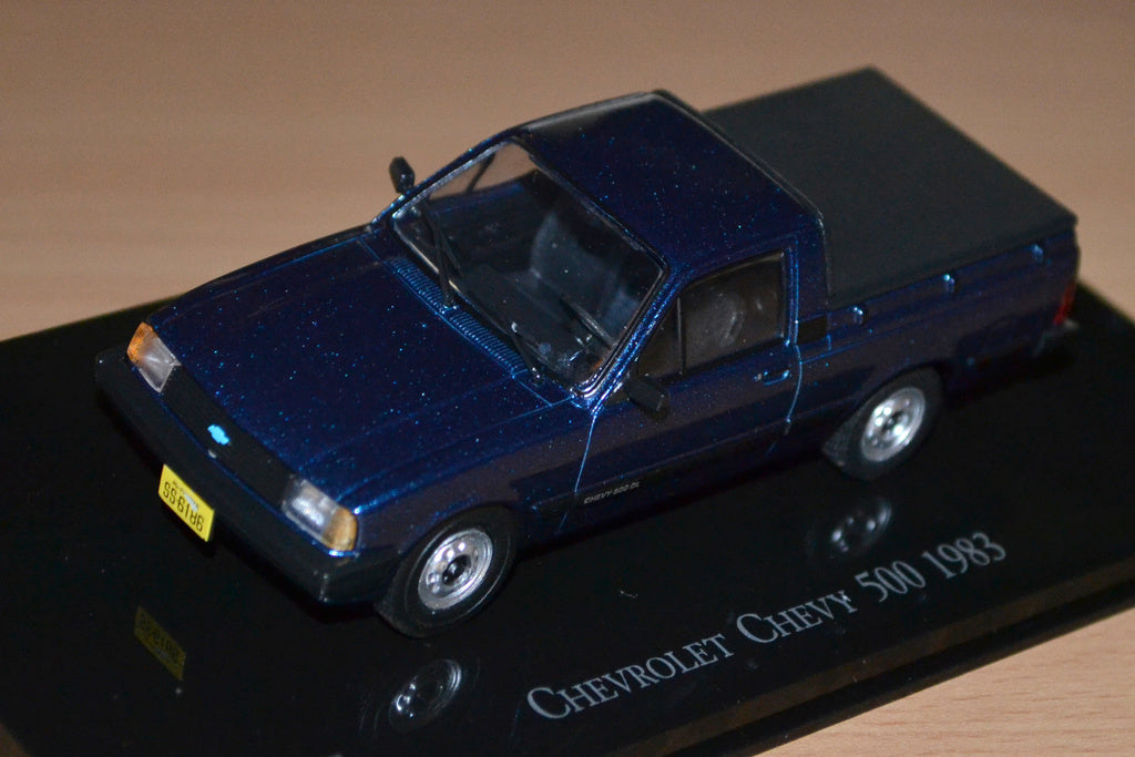 Chevrolet 500 fr. 1983 Pickup Blå 1:43 DeAgostini Ny