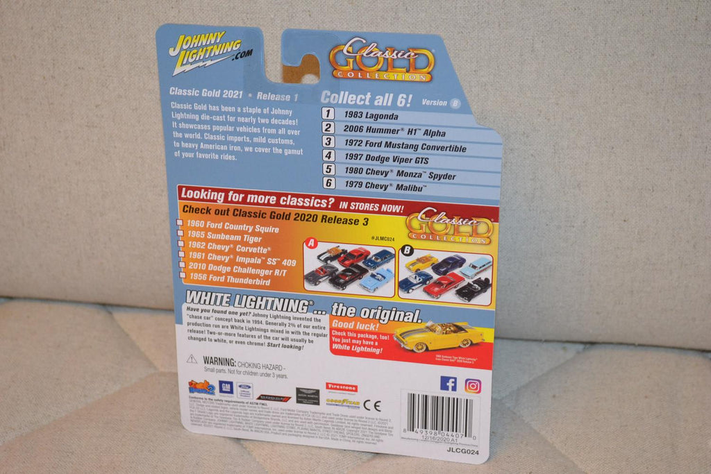 1967 Dodge Viper GTS Blå 1:64 Johnny Lightning (Classic Gold 24B) 7cm Ny