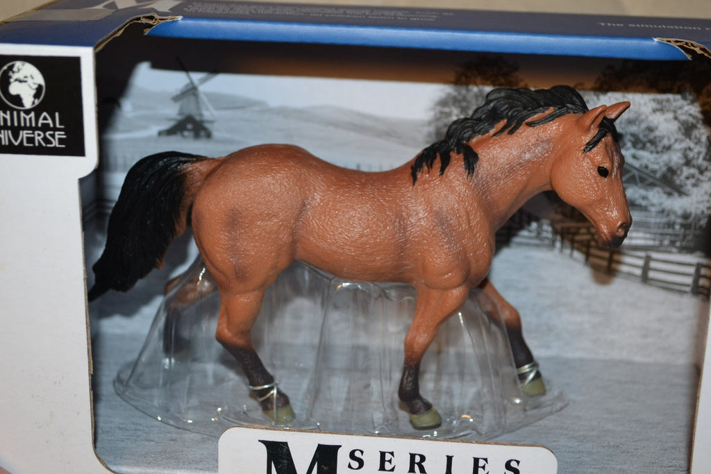Häst Brun Animal Universe 22cm Ny