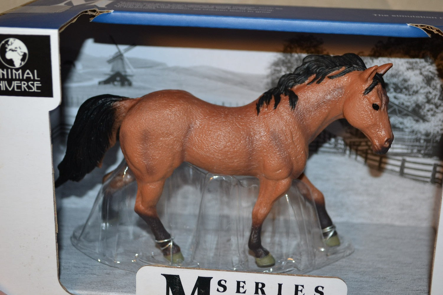 Häst Brun Animal Universe 22cm Ny