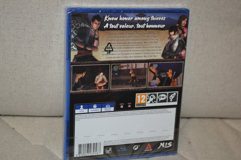 Kamiwaza: Way of the Thief PS4 Playstation 4 Ny