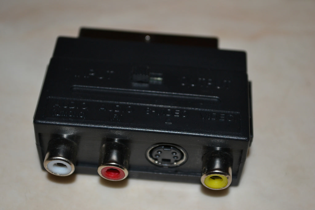 Scart Adapter (PS4, Wii, Xbox 360 mm) 21Pin 3RCA AV Ny